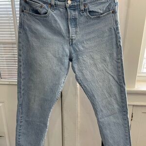 Levi's High Rise “Wedgie” Light Blue Jeans (Size 31)